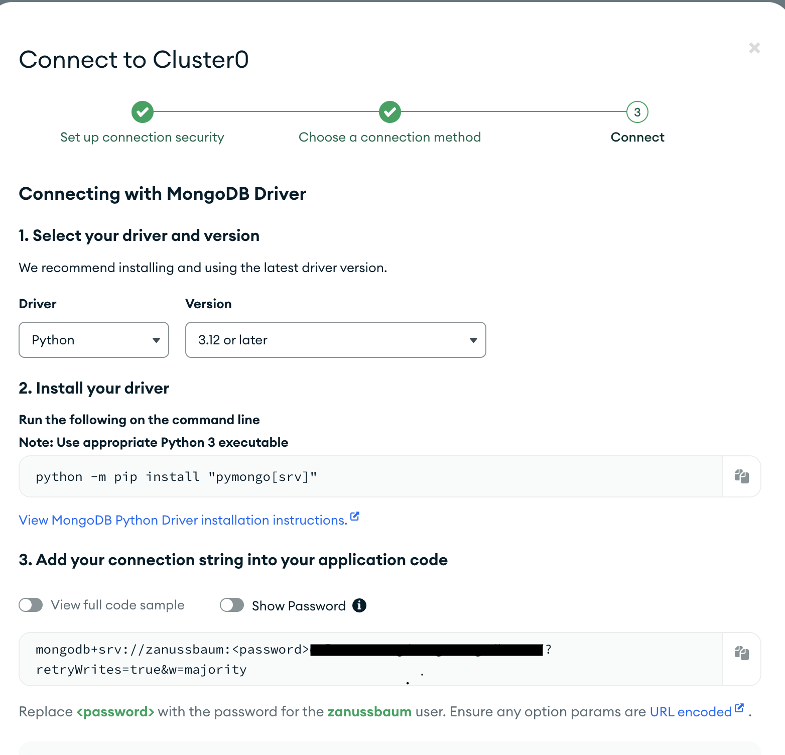 MongoDB Connection